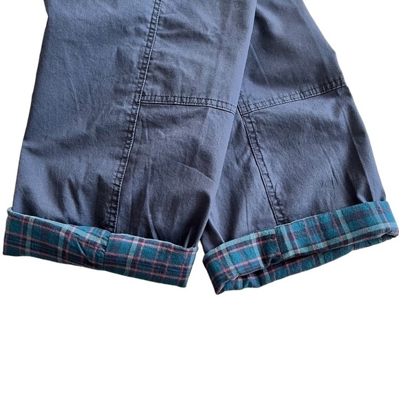NWT L.L. Bean Stretch Canvas Cargo Flannel Lined Pants Navy Women's 20MT - Picture 11 of 16